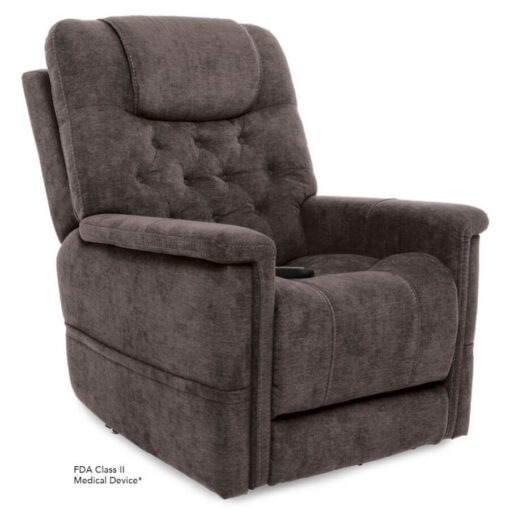 Viva Lift power lift recliner - Legacy Collection - Saville Grey - Seated position