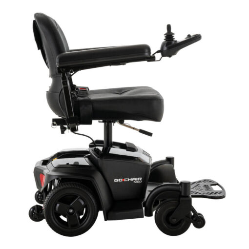 Pride GoChair Med powerchair - right side view