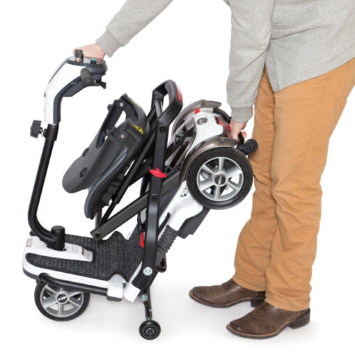 GoGo folding scooter - 4 wheels, unfolding with ease