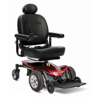 Jazzy Elite ES-1 powerchair in red