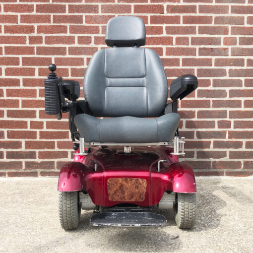 Rascal Power Wheelchair in red - front view