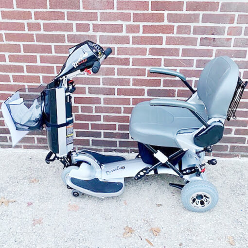 Rascal Autogo 550 foldable mobility scooter - left side view